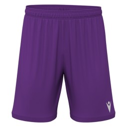 PANTALÓ CURT LILA MACRON GALAX CF LA GARRIGA + ESCUT PETIT DTF I Nº BLC