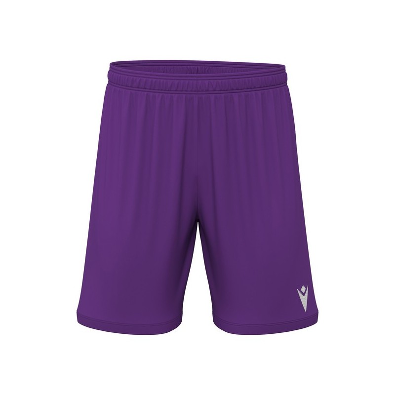 PANTALÓ CURT LILA MACRON GALAX CF LA GARRIGA + ESCUT PETIT DTF I Nº BLC
