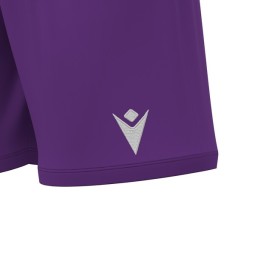 PANTALÓ CURT LILA MACRON GALAX CF LA GARRIGA + ESCUT PETIT DTF I Nº BLC