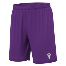 PANTALÓ CURT LILA MACRON GALAX CF LA GARRIGA + ESCUT PETIT DTF I Nº BLC