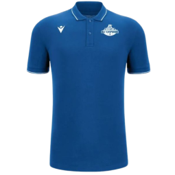 POLO MACRON DE COTÓ COMEDY ECO MASCULÍ COLOR BLAU ROYAL