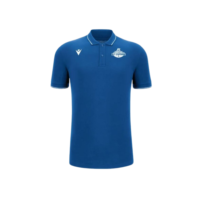 POLO MACRON FEMENINO DE ALGODÓN WALTZ ECO COLOR AZUL REAL