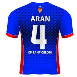 CAMISETA DE JUEGO 1A EQUIPACIÓN AZUL CP SANT CELONI