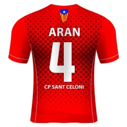 CAMISETA DE JUEGO 2A EQUIPACIÓN ROJA CP SANT CELONI