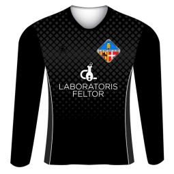 CAMISETA DE PORTERO NEGRA CP SANT CELONI