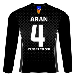 CAMISETA DE PORTERO NEGRA CP SANT CELONI