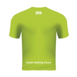 CAMISETA VERDE HOMBRE NORDIC WALKING GIRONA