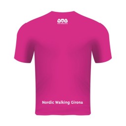 CAMISETA ROSA HOMBRE NORDIC WALKING GIRONA