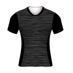 CAMISETA NEGRA MUJER NORDIC WALKING GIRONA