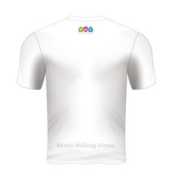 CAMISETA BLANCA HOMBRE NORDIC WALKING GIRONA