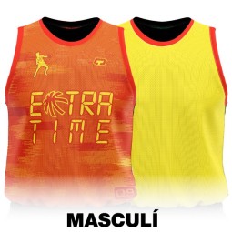 CAMISETA REVERSIBLE ENTRENAMIENTO MASCULINA EXTRA TIME