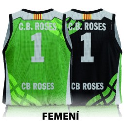 CAMISETA REVERSIBLE DE JUEGO FEMENINO CB ROSES