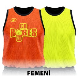CAMISETA REVERSIBLE DE ENTRENAMIENTO FEMNINO CB ROSES