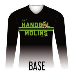 CAMISETA BASE DE CALENTAMIENTO MANGA LARGA HANDBOL MOLINS