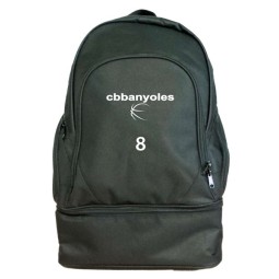 MOCHILA NEGRA CB BANYOLES