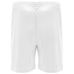 PANTALÓN TÉCNICO CORTO DRT 100% POLIESTER BLANCO 01