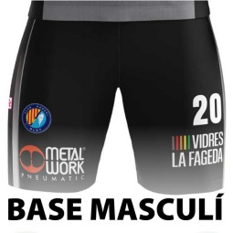 PANTALÓN DE PORTERO BASE MASCULINO NEGROCLUB HOQUEI OLOT