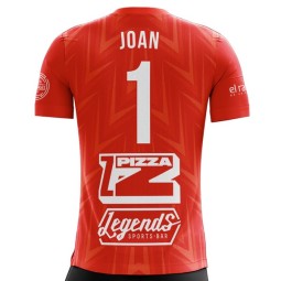 CAMISETA ROJA DE PORTERO TAXIS OLOT