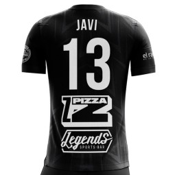 CAMISETA NEGRA DE PORTERO TAXIS OLOT