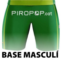 PANTALÓN DE PORTERO BASE MASCULINO VERDE CLUB HOQUEI OLOT
