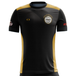 CAMISETA NEGRA I DORADA BRUANI