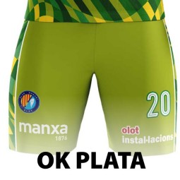 PANTALÓN DE PORTERO VERDE SÉNIOR CLUB HOQUEI OLOT