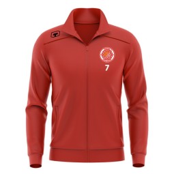 CHAQUETA DE CHÁNDAL SPORT ROJO GIRONA CH