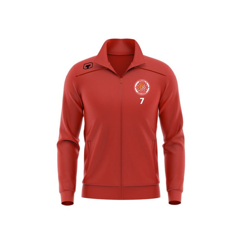 CHAQUETA DE CHÁNDAL SPORT ROJO GIRONA CH