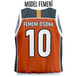 CAMISETA FEMENINA 1A EQUIPACIÓN NARANJA FEMENÍ OSONA