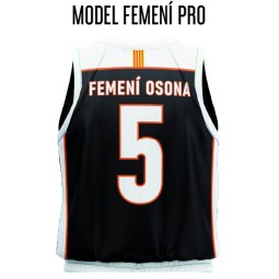 CAMISETA FEMENINA PRO 2A EQUIPACIÓN NEGRA FEMENÍ OSONA