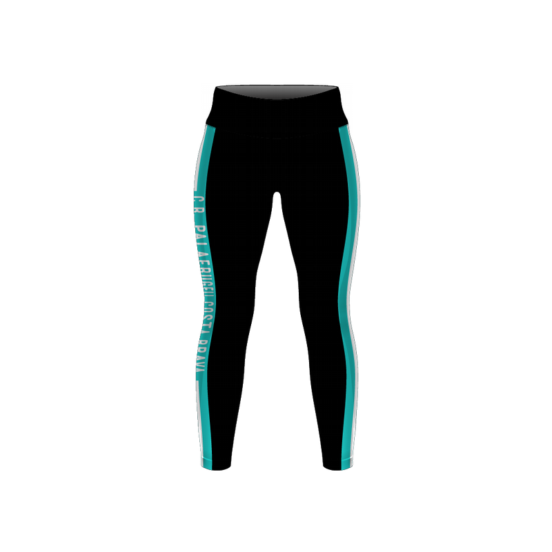 LEGGIN LLARG CINTURA ALTA COLOR NEGRE + DTF PUNTETS CR PALAFRUGELL COSTA BRAVA