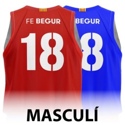 BÀSQUET - SAMARRETA DE JOC MASCULINA REVERSIBLE FE BEGUR