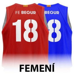BÀSQUET - SAMARRETA DE JOC FEMENINA REVERSIBLE FE BEGUR