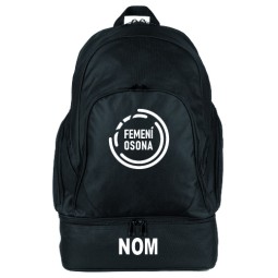 MOCHILA NEGRA CON NOMBRE...