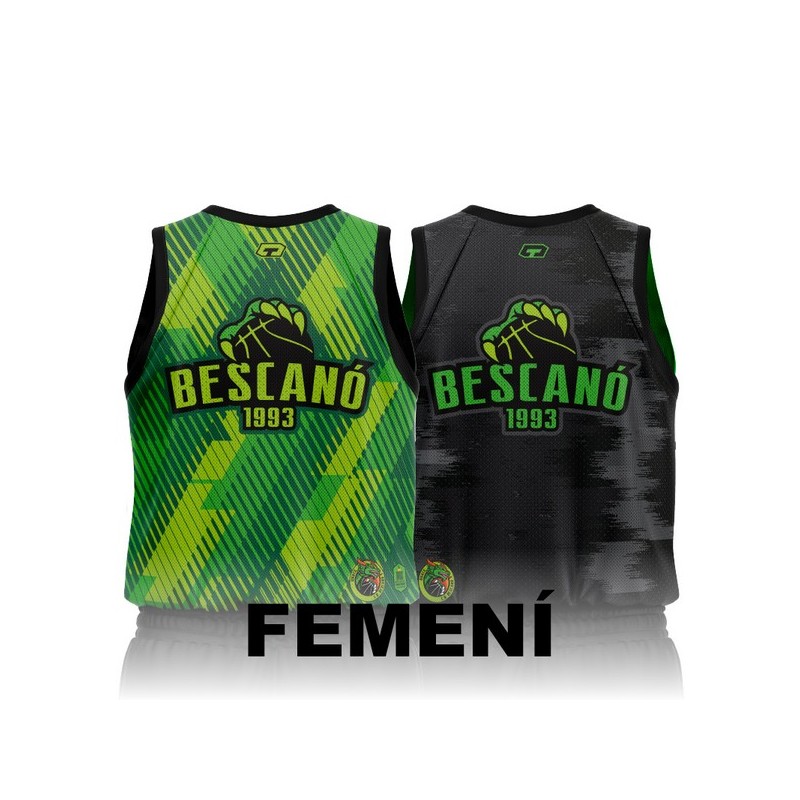 SAMARRETA REV VERDA I NEGRA FEMENÍ CB BESCANÓ