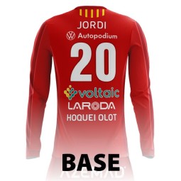 CAMISETA DE PORTERO BASE ROJA CLUB HOQUEI OLOT