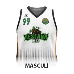 CAMISETA 2A EQUIPACIÓN MASCULINA CB BESCANÓ BLANCA
