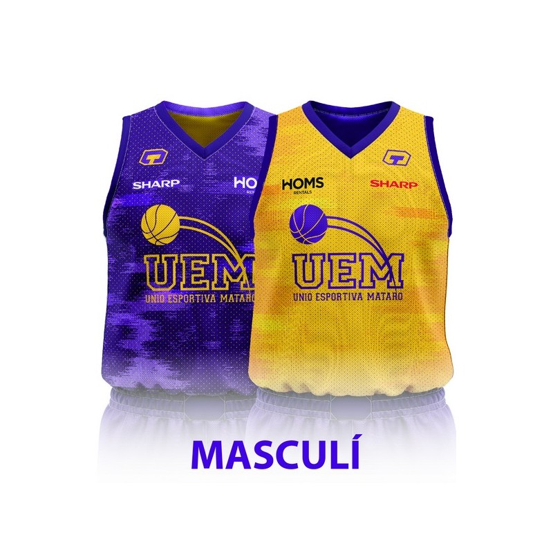 SAMARRETA REVERSIBLE D'ENTRENAMENT MASCULÍ UEM MATARÓ