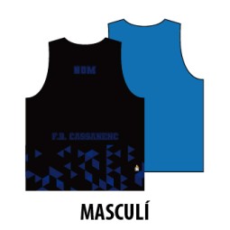 CAMISETA REVERSIBLE ENTRENAMIENTO MASCULINA BASQUET FD CASSANENC