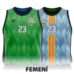 CAMISETA REVERSIBLE FEMENINA DE JUEGO CESET