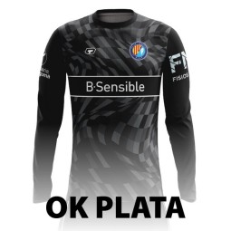 CAMISETA DE PORTERO NEGRO SÉNIOR OK PLATA CLUB HOQUEI OLOT