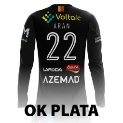 CAMISETA DE PORTERO NEGRO SÉNIOR OK PLATA CLUB HOQUEI OLOT