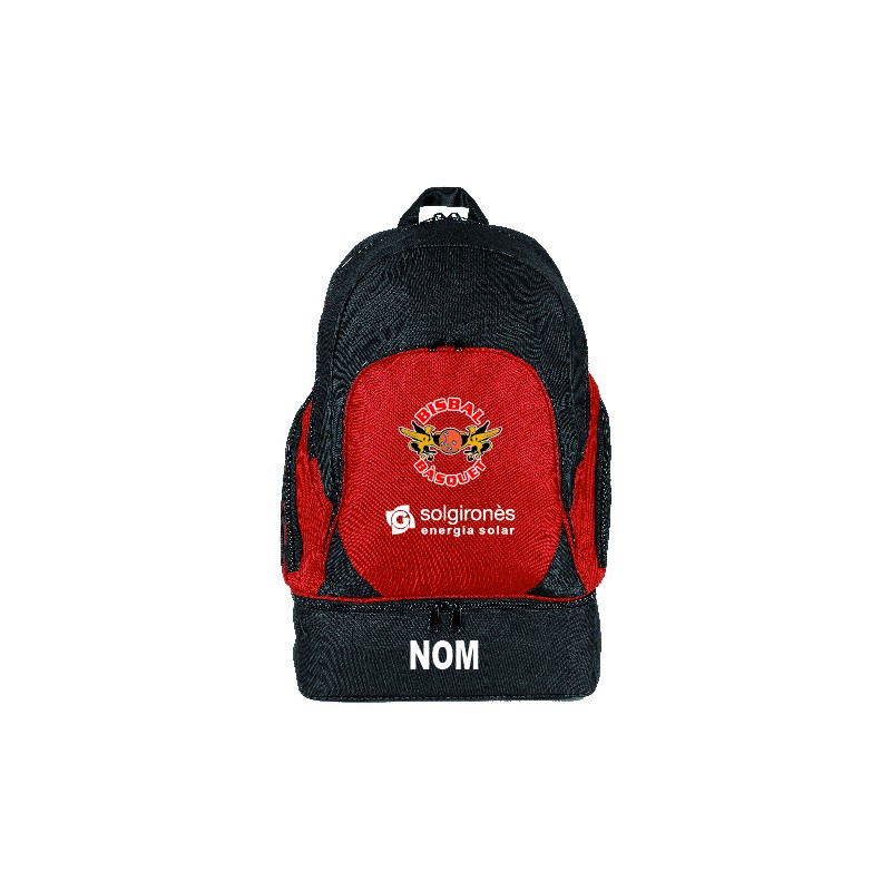 MOCHILA DE DEPORTE CON NOMBRE BISBAL BÀSQUET