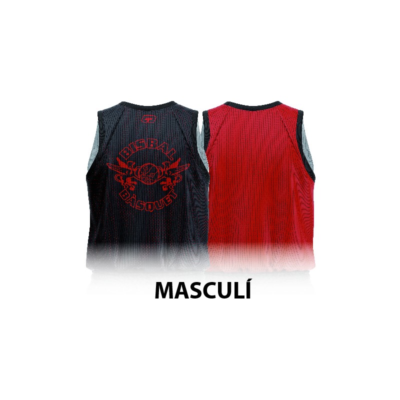 CAMISETA REVERSIBLE MASCULINA ENTRENAMIENTO BISBAL BÀSQUET