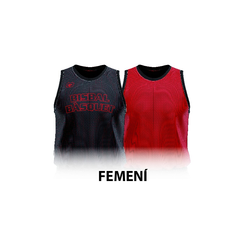 CAMISETA REVERSIBLE FEMENINA ENTRENAMIENTO BISBAL BÀSQUET