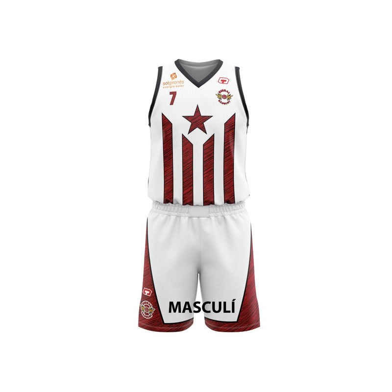 CAMISETA MASCULINA 2A EQUIPACIÓN BISBAL BÀSQUET BASE