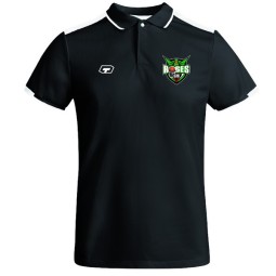 POLO NEGRE AMB ESCUT CB ROSES