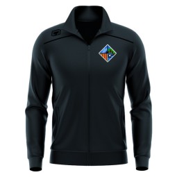 JAQUETA DE XANDALL NEGRA  SPORT CH VILASSAR