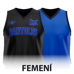 SAMARRETA REVERSIBLE BLAU-NEGRE TC ENTRENAMENT FEMENÍ CB BANYOLES