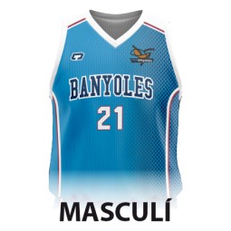 CAMISETA MASCULINA 1A EQUPACIÓN CB BANYOLES
